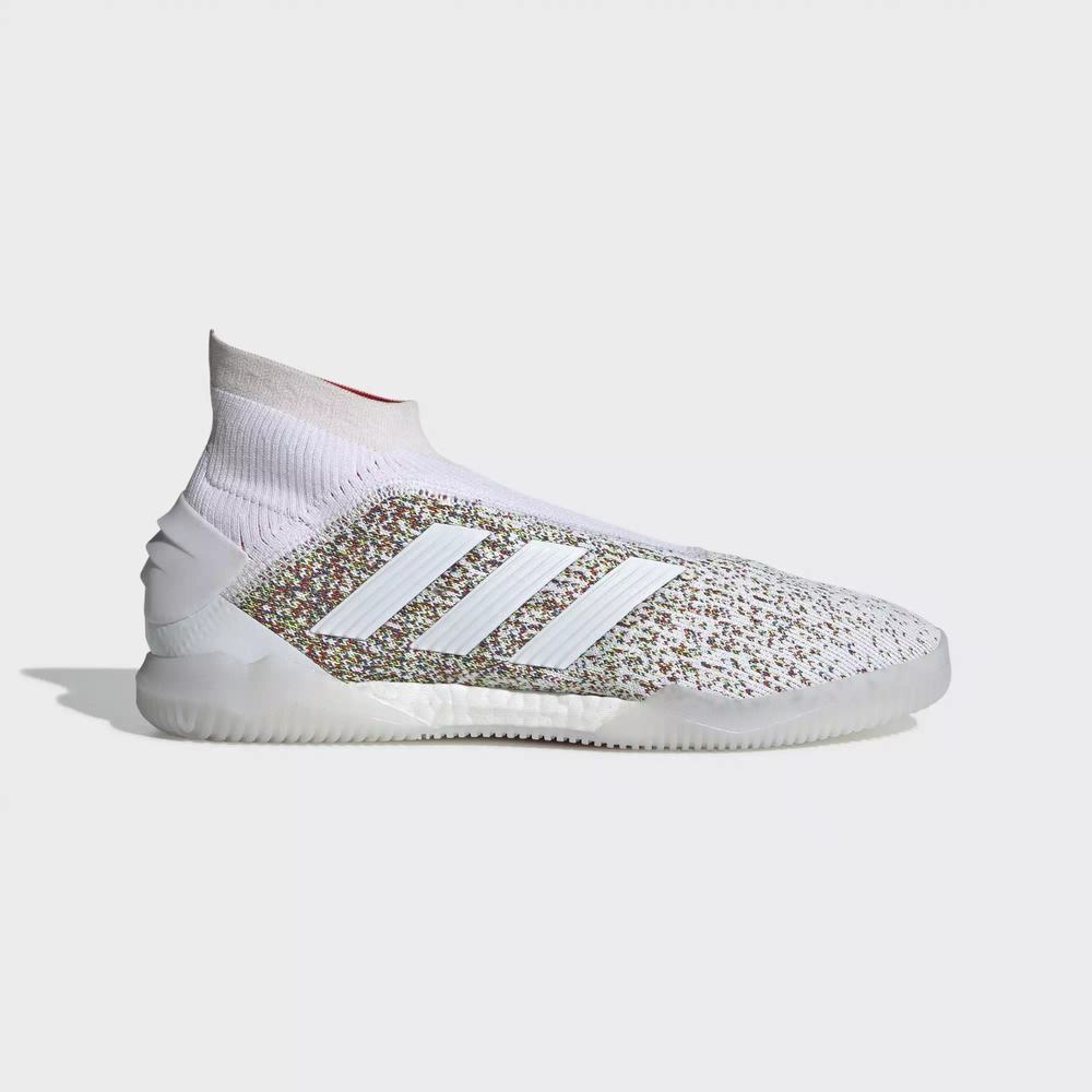 Adidas Predator 19+ Tenis De Futbol Blancos Para Hombre (MX-41045)